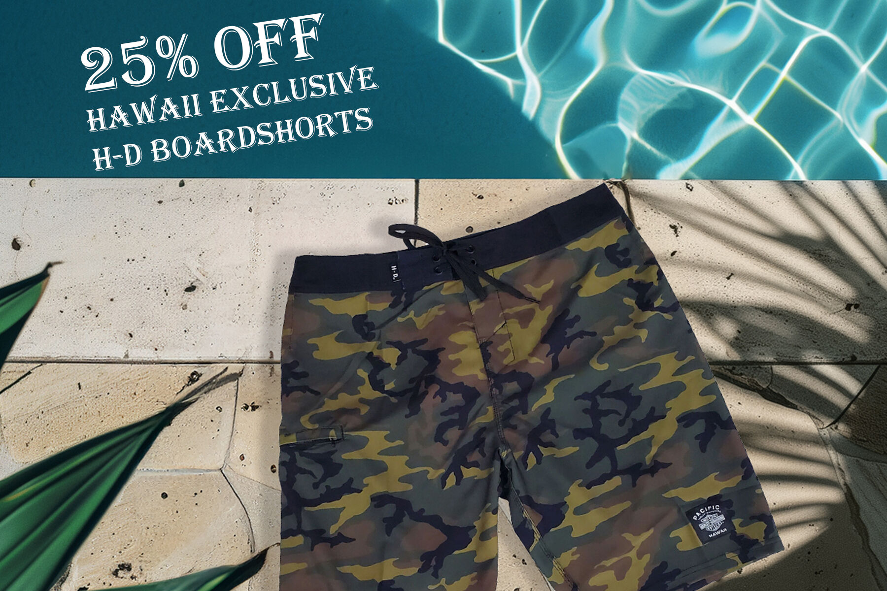 HAWAII EXCLUSIVE BOARD SHORTS FROM HAWAII