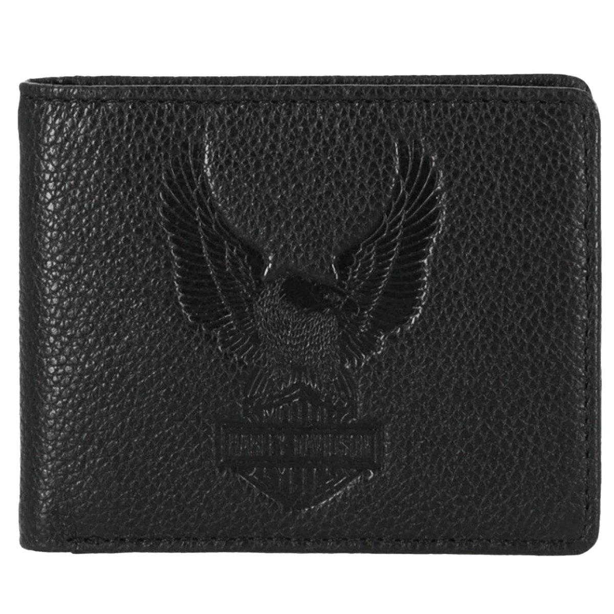  Luxurious genuine pebble leather billfold. this high quality leather will withstand daily and extended use.