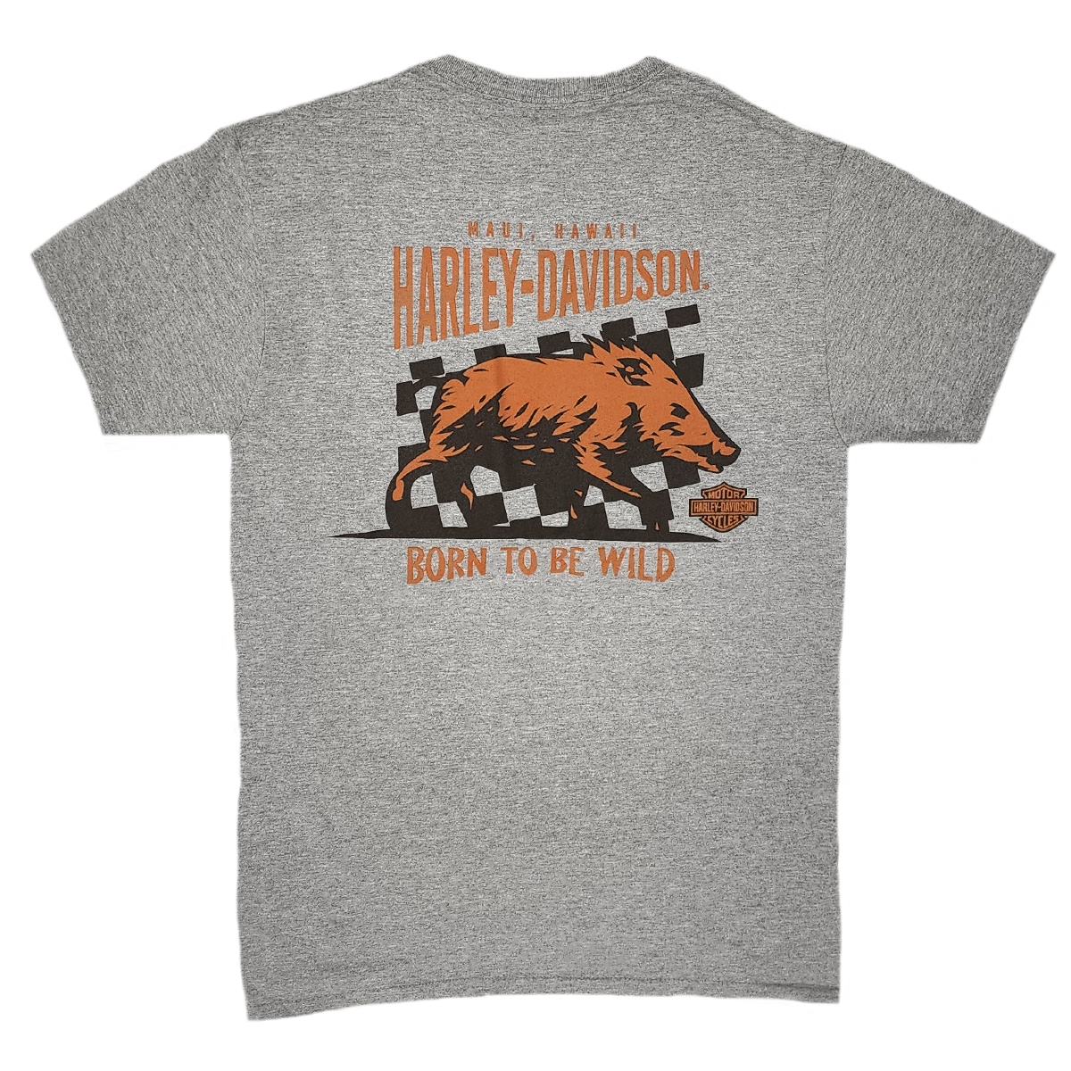 Hawaii exclusive design. 90% cotton 10% polyester blended traditional short sleeve tee. SKU:MBS220305.