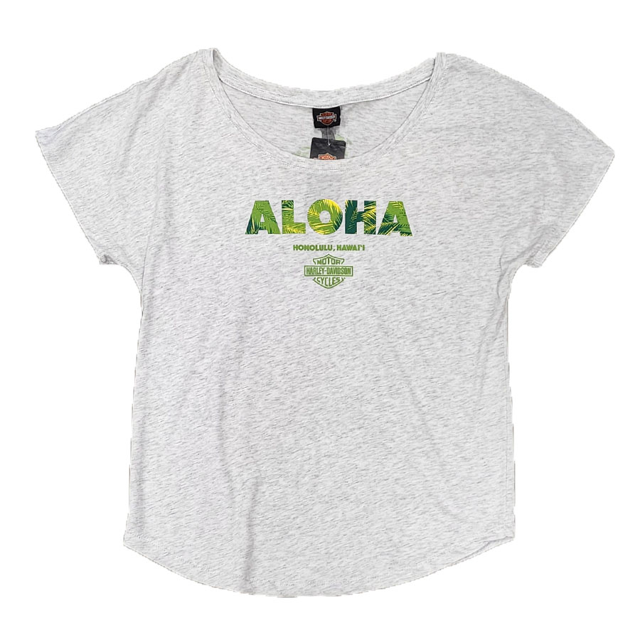Flattering and comfortable made from 25% Rayon, 50% Polyester, 25% Ringspun Cotton.