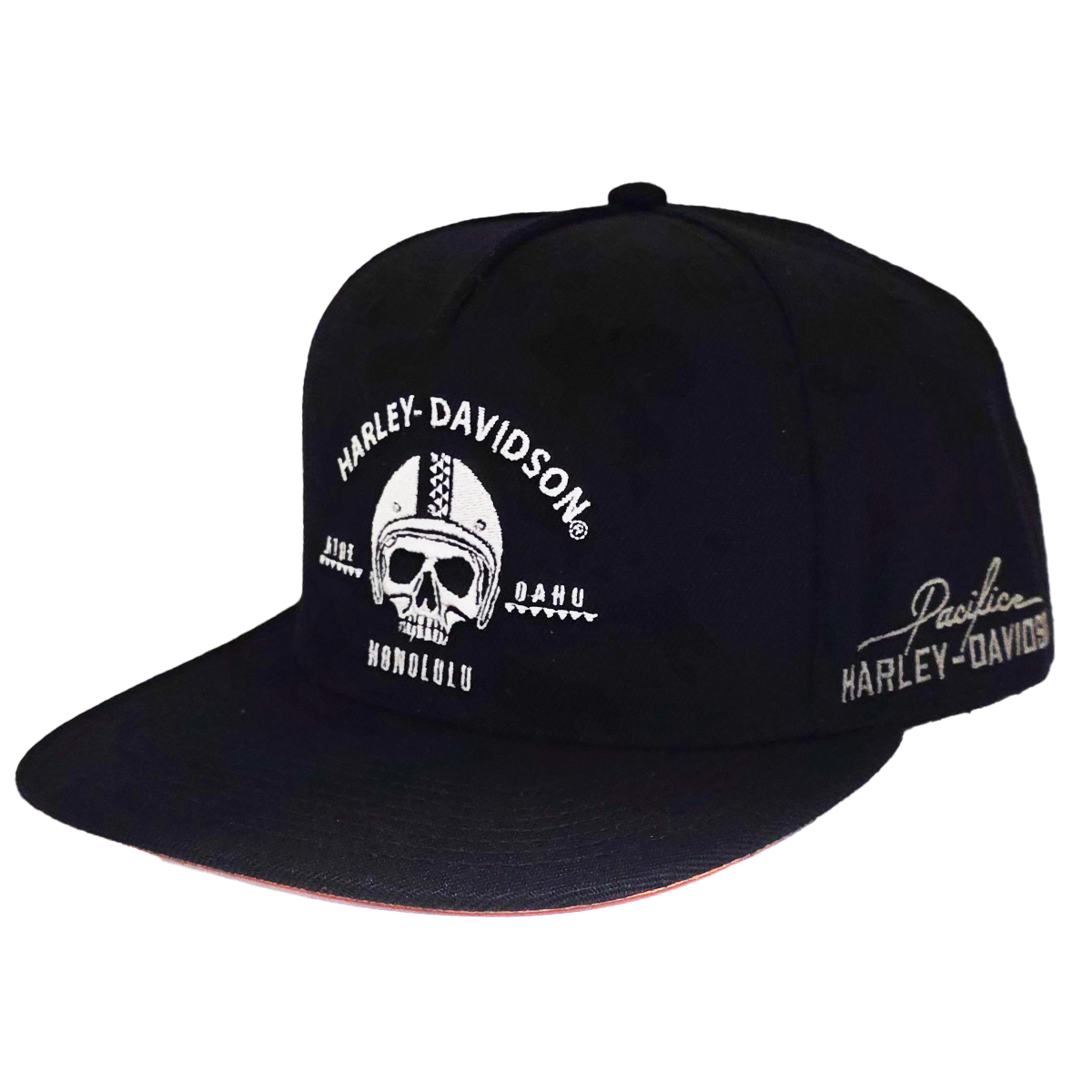 Embrace the spirit of the open road with the Harley-Davidson Cycle City Skull Cap.