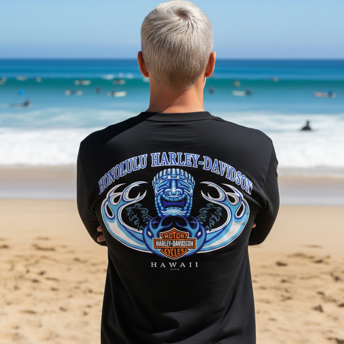 Harley Davidson Men's Long Sleeve Tee