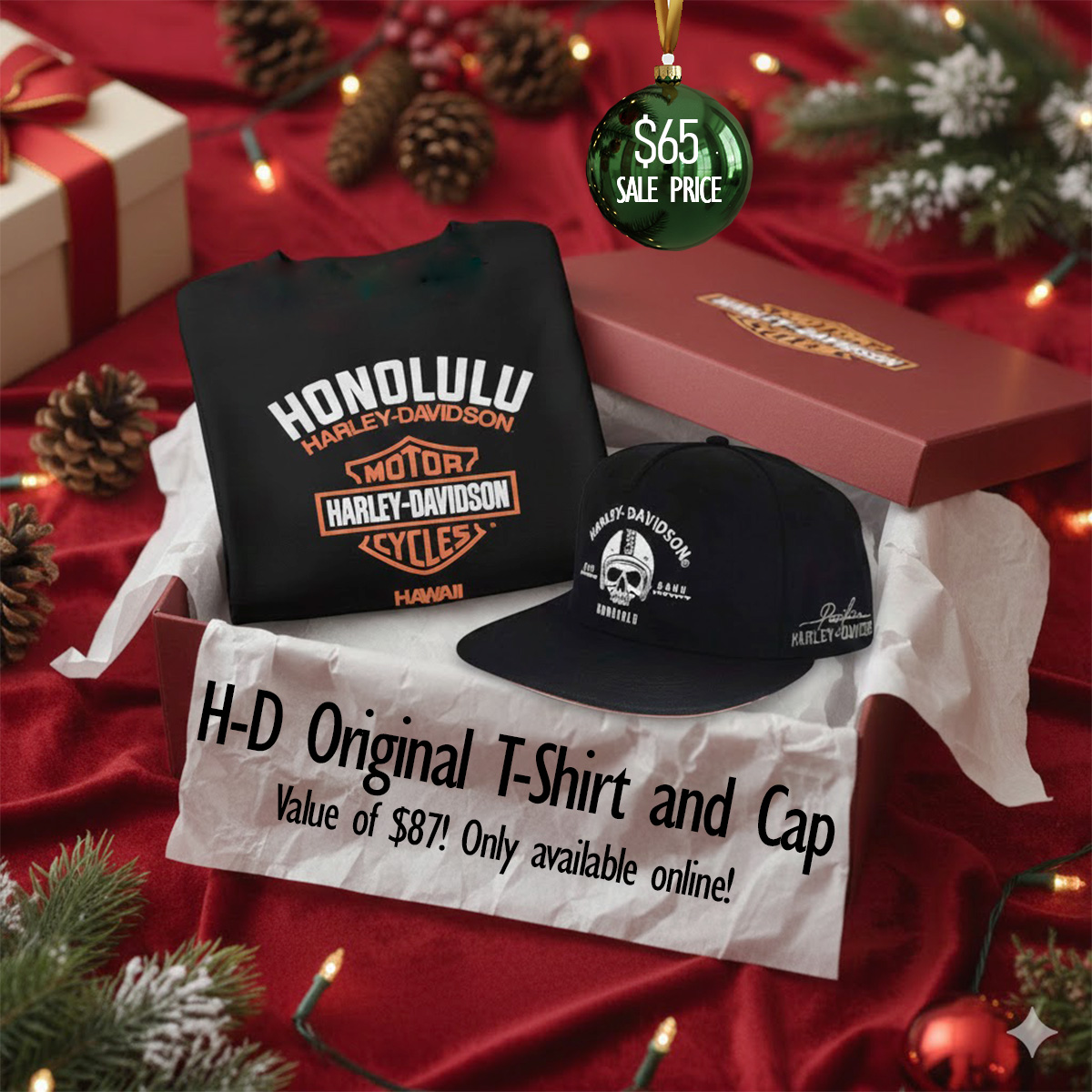 H-D Original T-Shirt & Cap Set