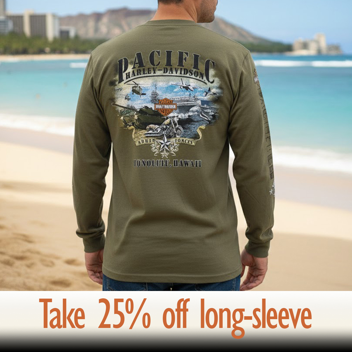 Pacific Armed Forces Long Sleeve T-Shirt