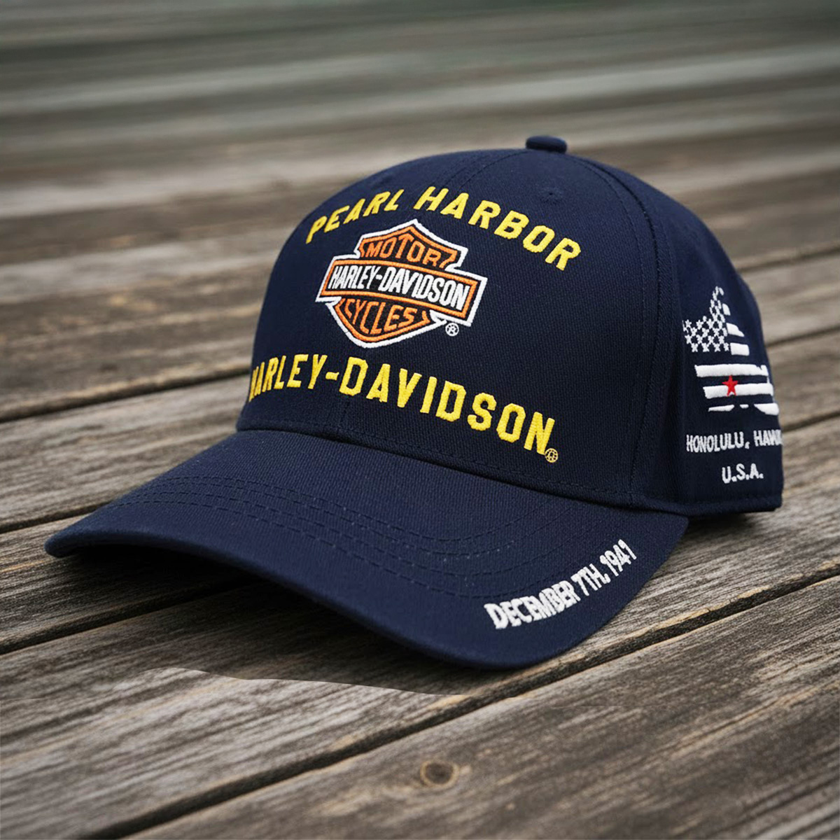 Harley-Davidson Pearl Harbor Homage Navy Cap