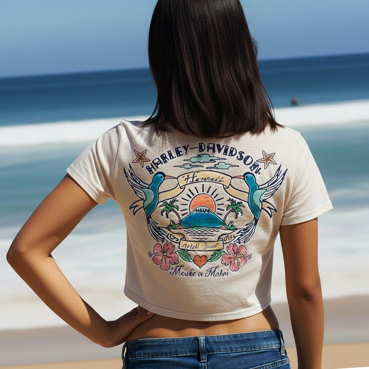 Harley-Davidson Womens Little Birdies Tee