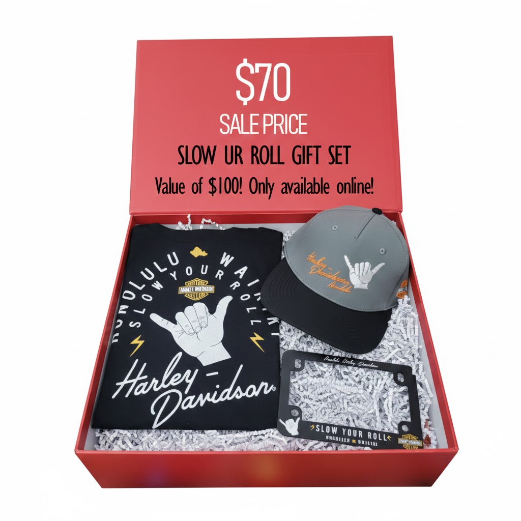Harley-Davidson Men Slow Your Roll Gift Set - 3 items