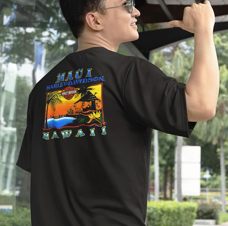 Harley-Davidson Men Maui Sunset T-Shirt