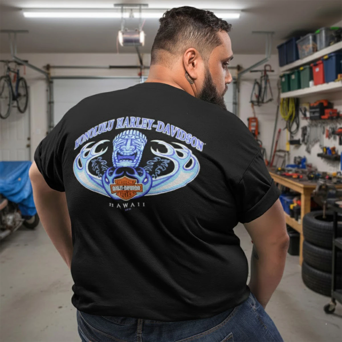 Harley-Davidson Men Tiki Wave S - 5XL