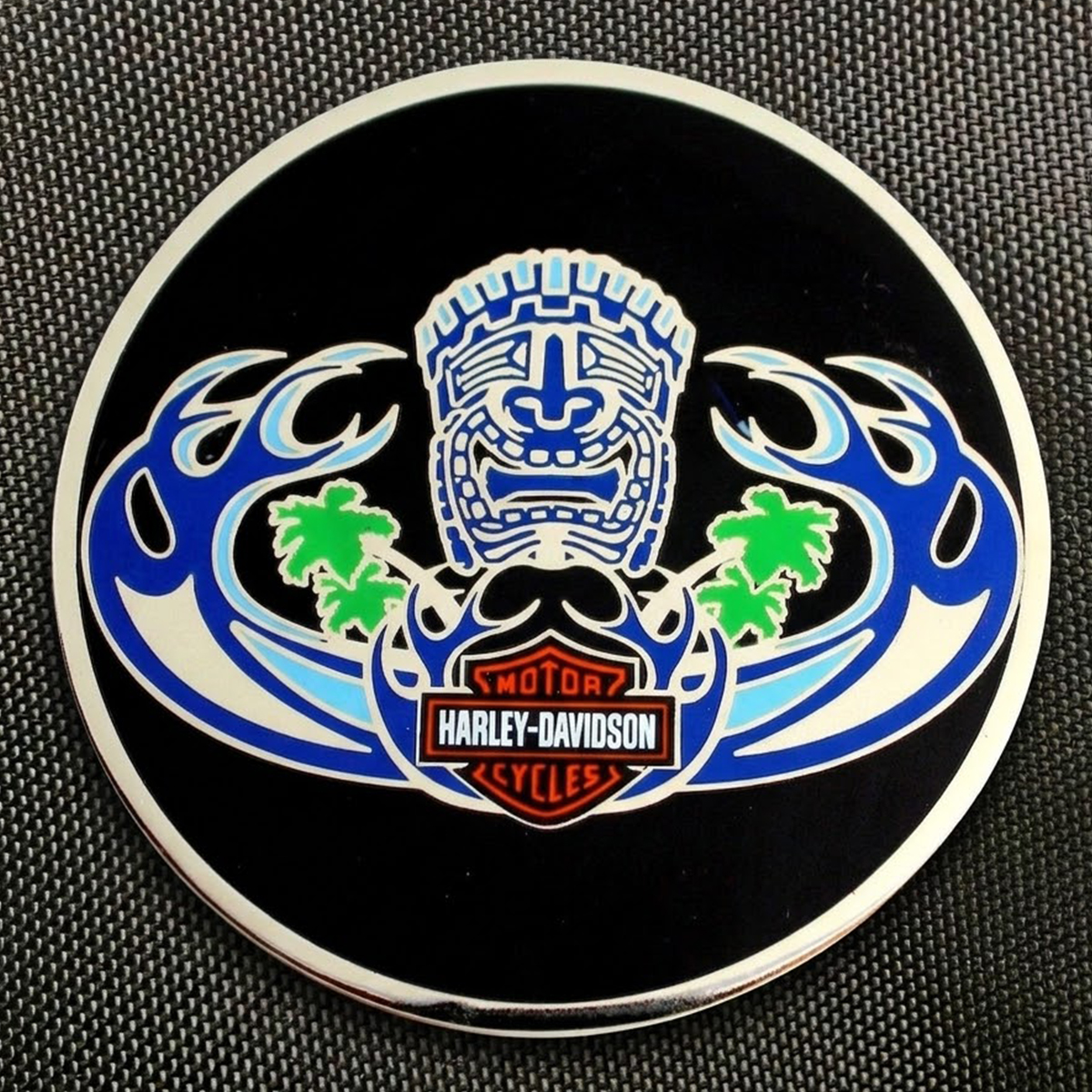 Harley-Davidson Tiki Wave Challenge Coin