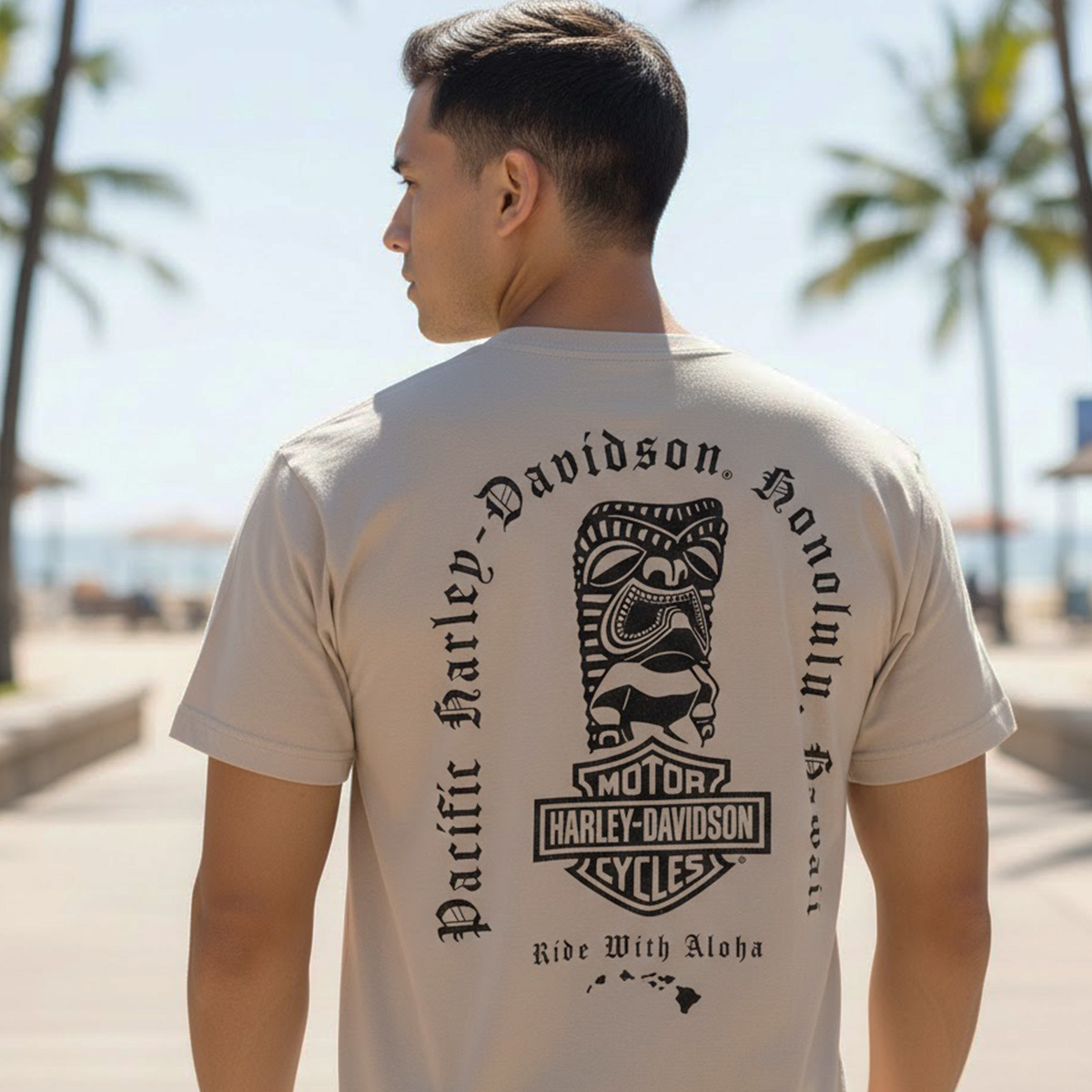 Harley-Davidson Men Tiki Brah T-Shirt